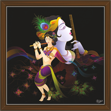Radha Krishna Paintings (RK-2301)